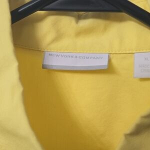 Yellow Shirt by New York & Company